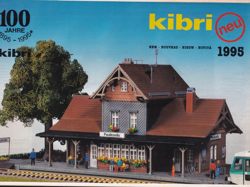 kibri Spielwarenfabrik GmbH  4 Kataloge Neuheiten 1995, 1997 und 1999 