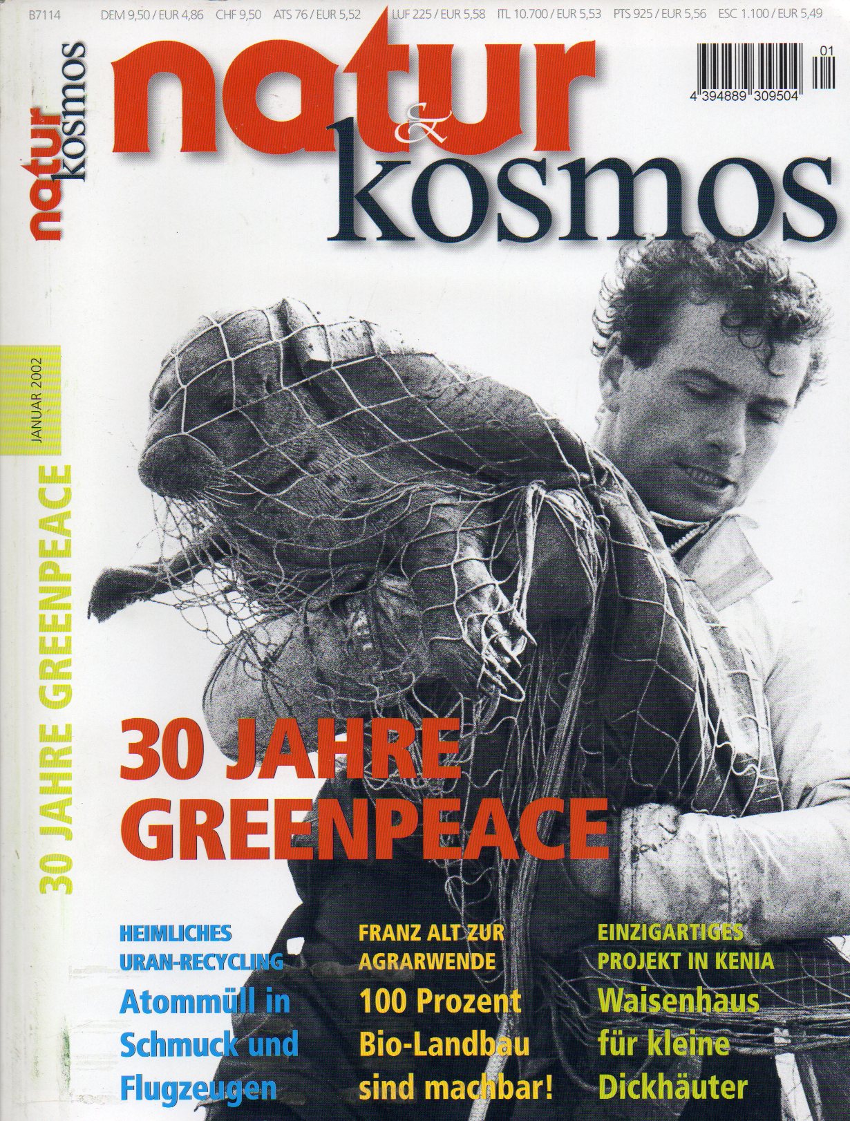 natur + kosmos  natur + kosmos Januar 2002 bis Dezember 2002 (12 Hefte) 