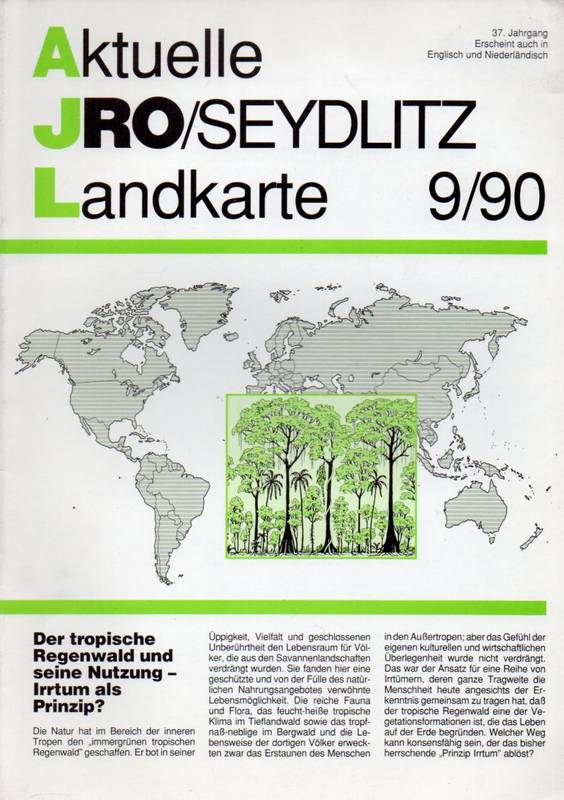 Aktuelle JRO-Seydlitz-Landkarte  Aktuelle JRO-Seydlitz-Landkarte 9 / 90, 37.Jahrgang 