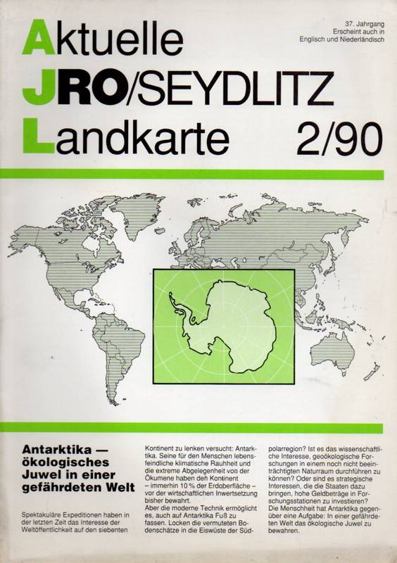 Aktuelle JRO-Seydlitz-Landkarte  Aktuelle JRO-Seydlitz-Landkarte 2 / 90, 37.Jahrgang 