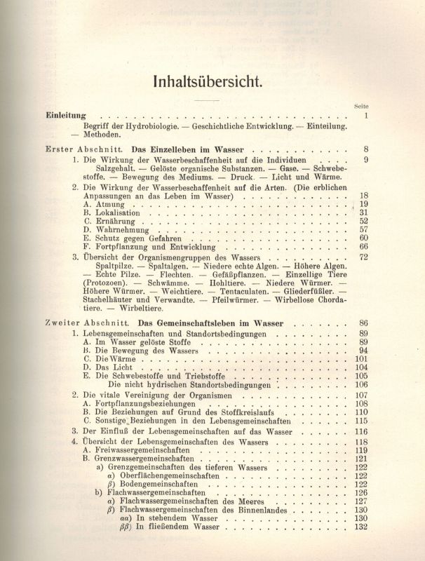 Hentschel,Ernst  Grundzüge der Hydrobiologie 