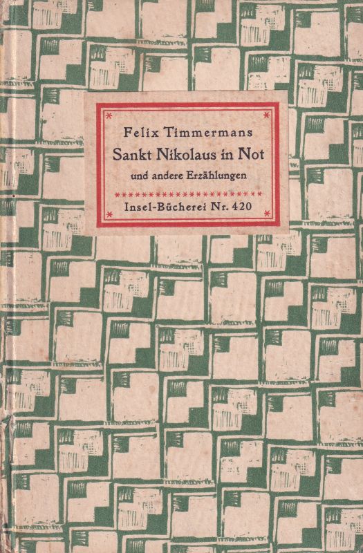 Timmermanns,F.  Sankt Nikolaus in Not und andere Erzählungen 
