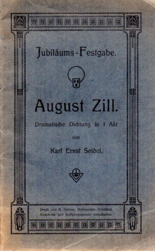 Seidel,Karl Ernst  August Zill 