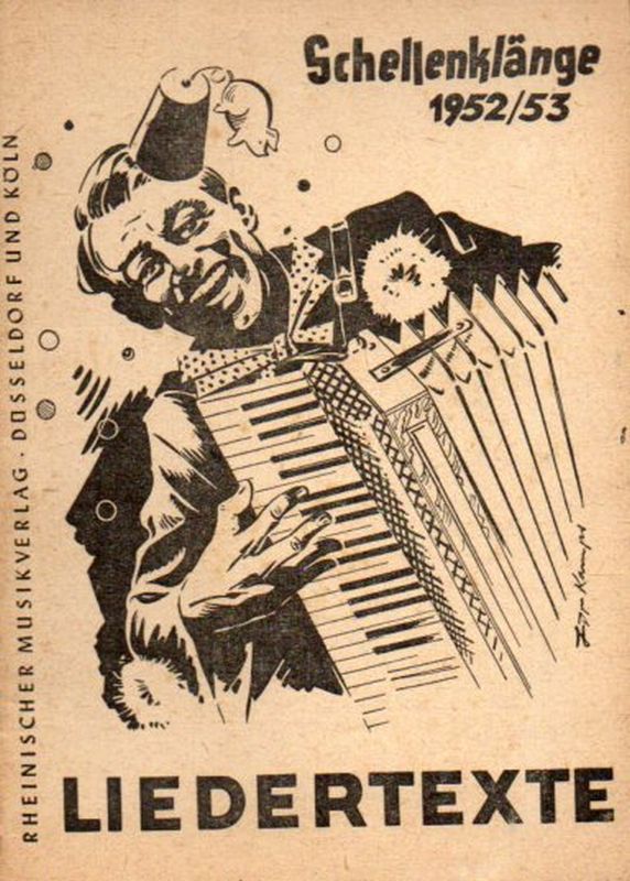 Rheinischer Musikverlag  Schellenklänge 1952/53 Liedertexte 