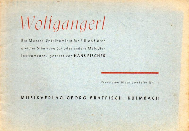 Fischer,Hans  Wolfgangerl 