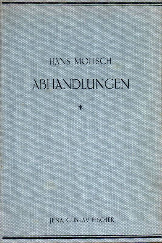 Molisch,Hans  Abhandlungen Band I 