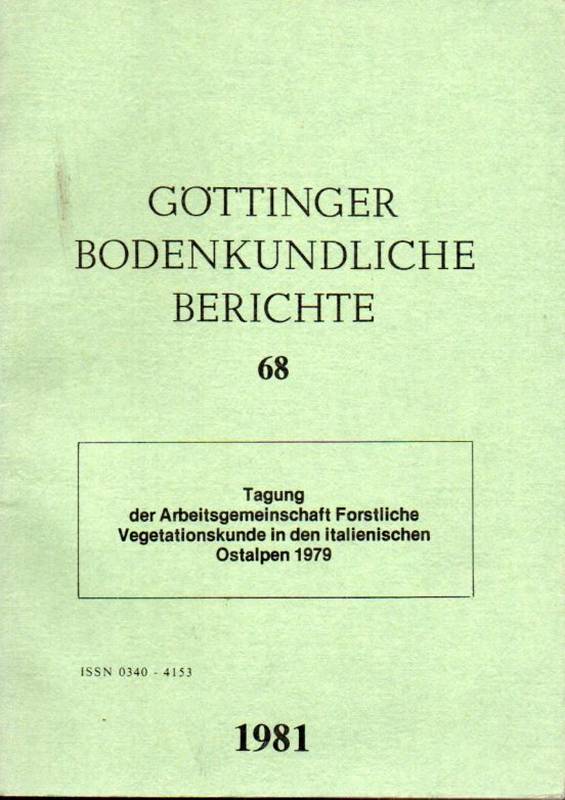 Göttinger Bodenkundliche Berichte 68  1981.110 S.m.Abb.Kt.-2) 
