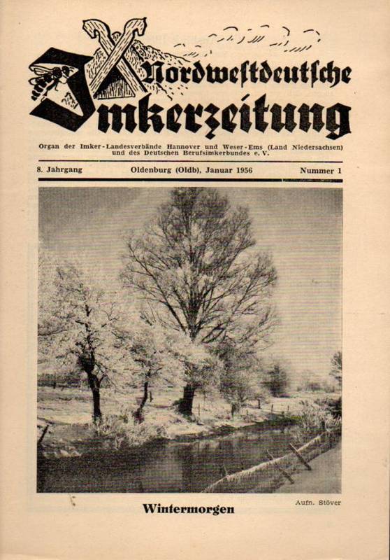 Nordwestdeutsche Imkerzeitung  Nordwestdeutsche Imkerzeitung 8.Jahrgang 1956 Heft 1 (1 Heft) 