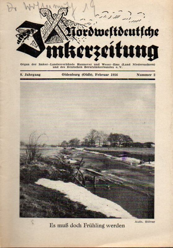 Nordwestdeutsche Imkerzeitung  Nordwestdeutsche Imkerzeitung 8.Jahrgang 1956 Heft 2 (1 Heft) 