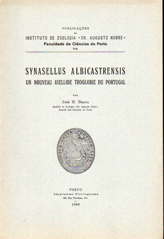 Braga,Jose M.  Synasellus Albicastrensis un nouveau Asellide troglobie du Portugal 