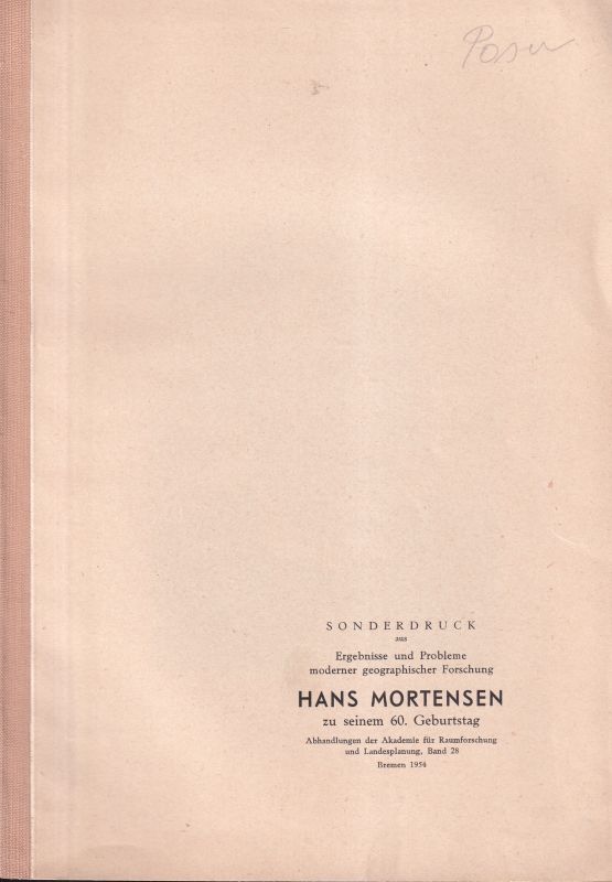 Poser,Hans  Hans Mortensen - Leben und Werk 