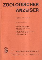 Zoologischer Anzeiger  218.Band 1987 Heft 1/2 bis 5/6 (3 Hefte) 