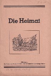 Die Heimat  Die Heimat 56.Jahrgang 1949 Heft 1 bis 12 (12 Hefte) 