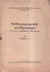 Peler,Wilhelm  Volkstumsgeographie als Allgemeingut 