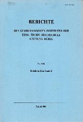 Geobotanischen Institut der ETH  54. Heft. 1988 