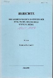Geobotanischen Institut der ETH  53. Heft. 1987 