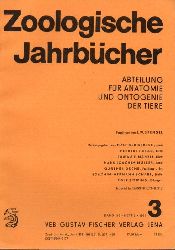 Zoologische Jahrbcher  Band 105. Heft 3. 1981 