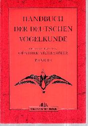 Niethammer,Gnther  Handbuch der Deutschen Vogelkunde Band I bis III (3 Bnde) 