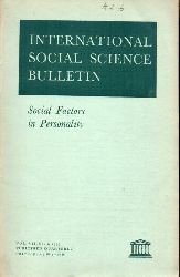 UNESCO.Klineberg,Otto  Introduction.Social Factors in Personality.Part I 