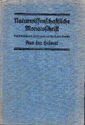 Aus der Heimat  Aus der Heimat XXXXI.Jahrgang 1928.Heft 1-12 