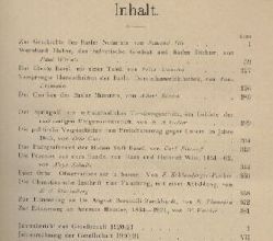 Basler Zeitschrift  fr Geschichte und Altertumskunde.XX.Band.1.und 2.Heft 1922 