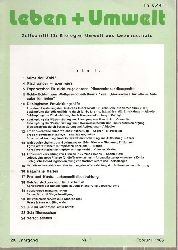 Leben + Umwelt  Leben + Umwelt 20.Jahrgang 1983, Nr. 1 bis 6 (6 Hefte) 