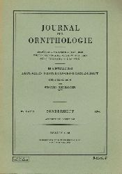 Journal fr Ornithologie  Journal fr Ornithologie 107 Band 1966 Heft 1 bis 3/4 und Sonderheft 