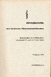 Biologische Bundesanstalt fr Land- und Forstwirt.  17.Jahrgang 1970 des Deutschen Pflanzenschutzdienstes 