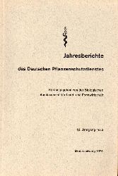 Biologische Bundesanstalt fr Land- und Forstwirt.  18.Jahrgang 1971 des Deutschen Pflanzenschutzdienstes 