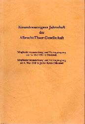 Albrecht-Thaer-Gesellschaft (Hsg.)  21.Jahresheft Mitgliederversammlung und Vortragstagung am 14.Mai 1982 