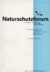 Deutscher Bund fr Vogelschutz  Naturschutzforum Band 1/2 1987/88 