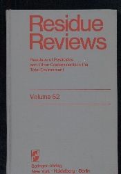Residue Reviews  Volume 62 