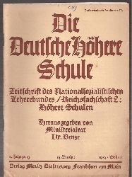 Die Deutsche Höhere Schule  Die Deutsche Höhere Schule.1.Jahrgang.Heft 12/1935 