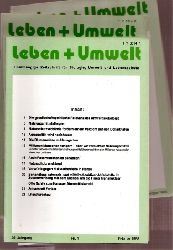 Leben + Umwelt  Leben + Umwelt 25.Jahrgang 1988, Nr. 1 bis 6 (5 Hefte) 