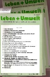 Leben + Umwelt  Leben + Umwelt 24.Jahrgang 1987, Nr. 1/2 bis 6 (5 Hefte) 