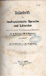 Zeitschrift fr neufranzsische Sprache und  Zeitschrift fr neufranzsische Sprache und Litteratur VIII. Band 