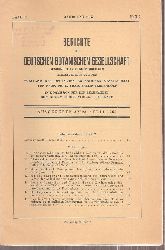 Deutsche Botanische Gesellschaft  Band 78.Jahrgang 1965.Heft 1 bis 12 (12 Hefte) komplett 
