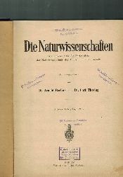 Die Naturwissenschaften  Die Naturwissenschaften 1.Jahrgang 1913 