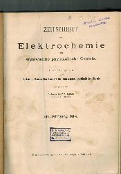 Zeitschrift fr Elektrochemie  Zeitschrift fr Elektrochemie 20. Jahrgang 1914 