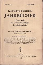 Landwirtschaftliche Jahrbcher  Landwirtschaftliche Jahrbcher 72.Band 1929 Ergnzungsband I. 