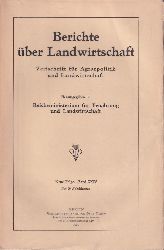 Berichte ber Landwirtschaft  Berichte ber Landwirtschaft XXIV.Band 1939 Neue Folge (1 Band) 