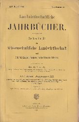 Landwirthschaftliche Jahrbcher  Landwirthschaftliche Jahrbcher XIV. Band 1885 Supplement III. 