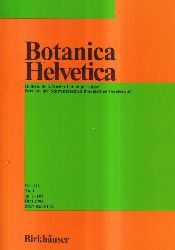 Schweizerische Botanische Gesellschaft (Hsg.)  Botanica Helvetica Band 113 Heft 1 (2003) 