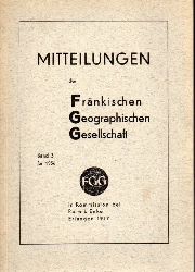 Frnkische Geographische Gesellschaft  Mitteilungen der Frnkischen Geographische Gesellschaft Band 3 