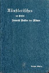 Witting,Walther(Hsg.)  Knstlerisches aus Briefen Friedrich Prellers des lteren 