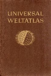 Universal Weltatlas  103 mehrfarbige Haupt- und Nebenkarten 