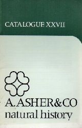 Asher,A.&Co.B.V.  Catalogue XXVII - natural history 