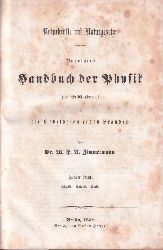 Zimmermann,W.F.A.  Populres Handbuch der Physik zum Selbstunterricht Zweiter.Band 