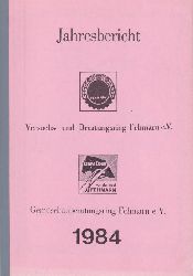 Gemsebauberatungsring Fehmarn e.V.  Jahresbericht 1984 