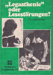 Schwarz,Erwin  Legasthenie oder Lesestrung 